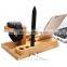 New products ! Bamboo desktop for apple watch charging stand, for apple phone charging dock