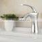 Contemporary Chrome Finish Single Hole Single Handle Bathroom Sink Faucet