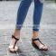 CX052 2017 summer ladies studed roman sandals