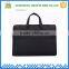 Hand-held black polyester material laptop bag backpack