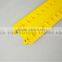 Wide 1-channel Yellow Plastic Cable Protectors