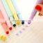 Best Amazon kids promotion gift DIY creative stationery Novelty fresh color highlight water color marking pen nite writer pen