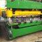 High Speed Tile Forming Type Machine For Roofing , Automatic Metal Glazed Steel Step Roof Tile Roll Forming Machine