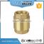 ART.4011 low price 1/2" 3/4" 1" 1 1/4" 2" 3" 4" forged sand blast and brass natural color foot valve with brass strainer