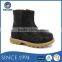 China Wholesale Small Size Baby Kids TPR Outsole Black Ankle Boots
