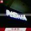 Chain store illuminated sign 3d alphabet letter led acrylic sign