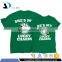 Daijun oem anti wrinkle low price green fashion design couple t shirts