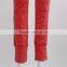 F5W30018 Red Cotton Knit Pants For Women