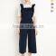 Sleeveless Denim Jeans Jumpsuit Bodysuit Shoulder Straps Romper Playsuit