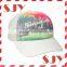 100%polyester custom sublimation trucker cap