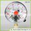 Electro contact pressure gauge with flange