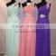 New one-shoulder ruffle and beaded long kaftan pink evening dress