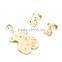 China fashion wholesaler T&L hot sale gold magnetic stainless steel bear shaped jewelry set