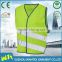 wholesale reflective vest high quality polyester safety vest fluo yellow unisex reflective vest