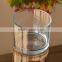 Glass candle holder with 490ml capacity