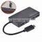 Portable 5Gbps 4 Ports USB Type C Hub for New Mac book