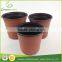 Wholesale hot sale cheap double color plastic flower pot
