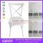 PP Resin Stacking cross back dining chair H011
