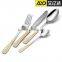 Cutlery wholesale Aiyida gold plated cutlery set in China