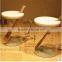 400ml Heat-resistant borosilicate glass cup with plastic lid and bamboo spoon