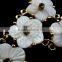 vintage white shell flower chunky choker fashion women statement necklace jewelry 2013 6390023