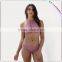 Mexico micro sheer thong latex bikini swimwear