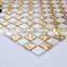 SMG06 Mosaic designs pictures Self adhesive mosaic Gold glass mosaic