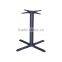 2016 Guangzhou wholesale furniture cast iron dining restaurant table base 4 legs