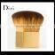 China wholesale square powder kabuki brush gold color brush