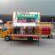 China HOWO advertising mobile led screen truck , display screen with P6, P8, P10 screen for sale