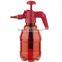 A variety of colors and various shapes of manual household spray