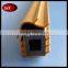 7 timesexpansion ratio Fireproof intumescent wooden door weather seal strip