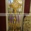 French-Empire-Style Gold Gilt Ormolu Ornate Floor Pendulum Clock, Decorative Grandfather Floor Bronze Dore Clock