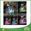 Outdoor Garden Solar Power light Saturn Spiral Wind Spinner
