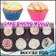 Silicone Baking Cups , 24 Reusable Vibrant Muffin Molds/Cupcake Liners /Mini Chocolate Holders/Truffle Cups, 6 Vibrant Colors