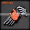 Professional 9pcs Short Ball Point Hex Key Wrench