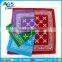 Custom design printed square bandana, cotton cheap bandana,Paisley bandana