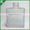 frosted flower cartoon glass bottle for 150ml reed diffuser with aluminium crown cap