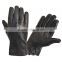 Fashion Black Men Winter Leather Gloves
