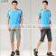 2017 Casual 100%polyester Micro v Neck Short Sleeve Mens t Shirt