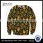 2016 MGOO Custom Cartoon Printed Clothing Brand Quality Christmas Gift Pullover Sweatshirt Holiday Party Apparel Wholesale