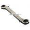 1Pc 10x12mm Useful Metric Offset Double Ring Wrench Spanner Reversible Ratchet Handle Wrench Metric Hand Tools Free Shipping