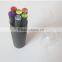 3.5''HB black wood pencils wih diamond in paper tube