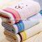 100% Organic cotton kids printing hand towels cleaning towel
