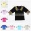 Girls T-shirt sequin collar newborn baby shirts tops M7010501