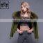 2017 Winter Newly Hot Selling Large Fluffy Real Raccoon Fur Collar Jacket Sheepskin Coat Women Genuine Sheep Leather Jacket