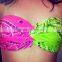 Hot Summer Solid Color Sexy Women Twist Bandeau Bikini Tops Wholesale