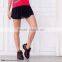 Dance wear girl mesh dance skirt with shorts/ skort