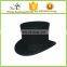 custom classic plain black white red wool felt formal top hat