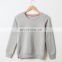 Long Sleeve Basic No Hood Sweatshirt For Children